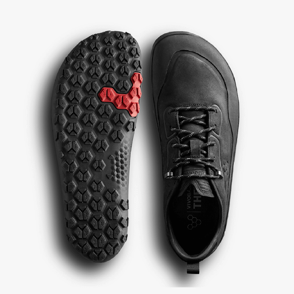Vivo TRACKER LEATHER LOW MENS OBSIDIAN
