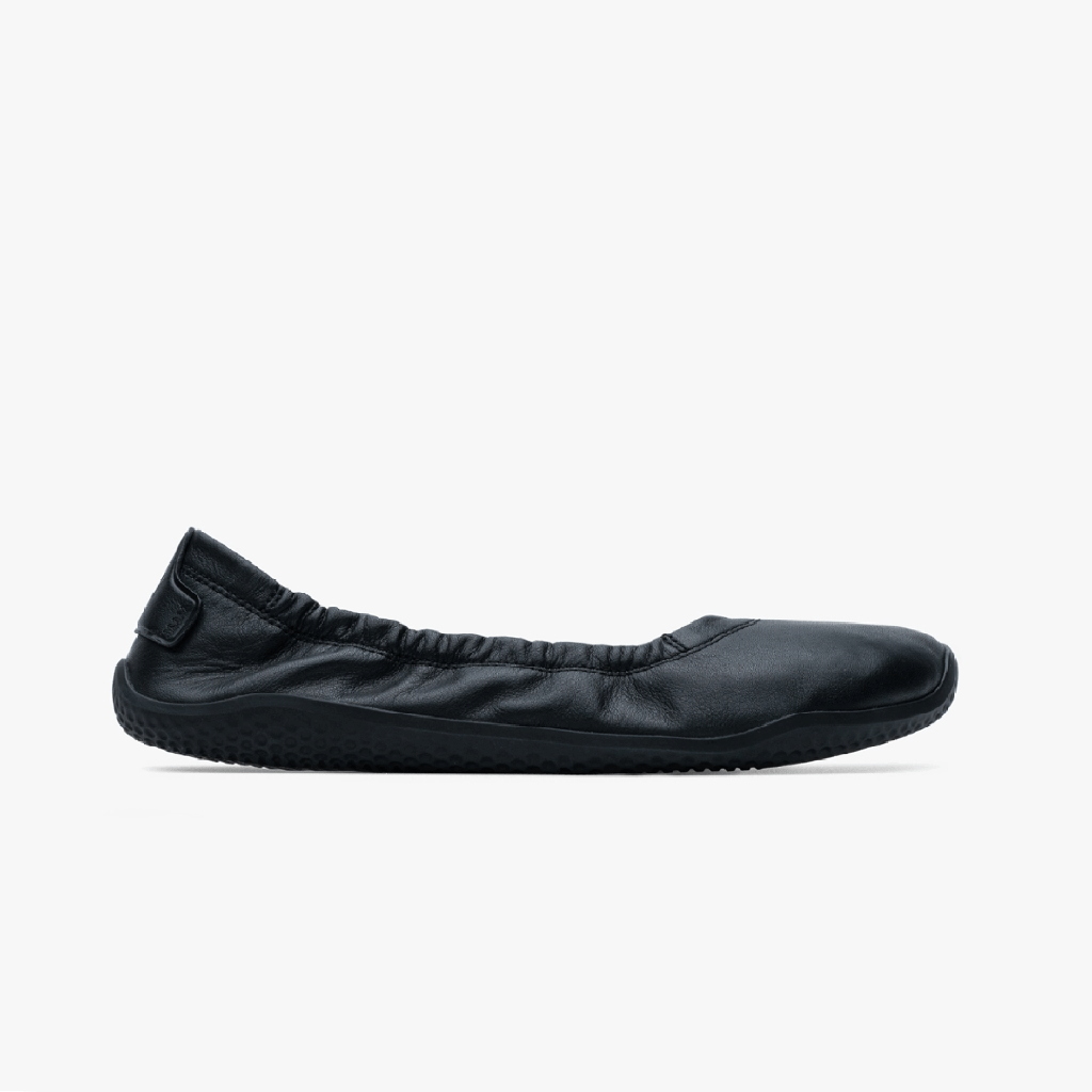 VIVOBAREFOOT PRIMUS ASANA YIN BALLERINA LEATHER WOMENS OBSIDIAN