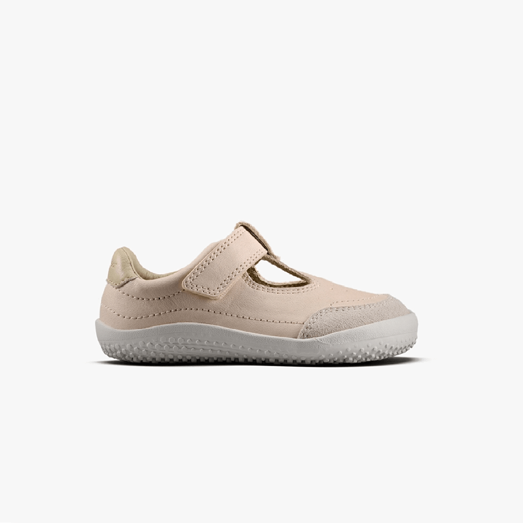VIVOBAREFOOT GOBI T.BAR PRESCHOOL PASTEL ROSE TAN
