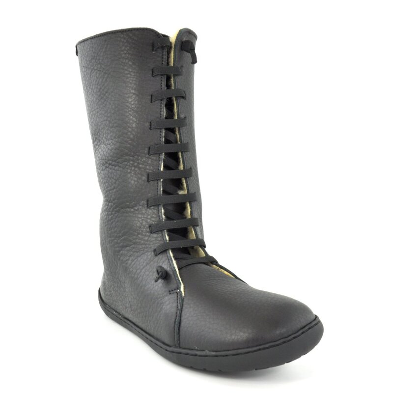Snipe Schnürstiefel Hoch Lammfell Women Black