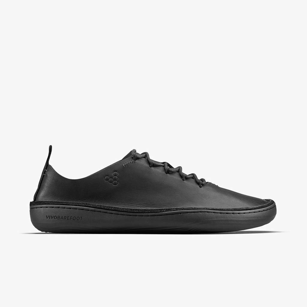 VIVOBAREFOOT SENSUS MOC LACE UP LEATHER MENS OBSIDIAN