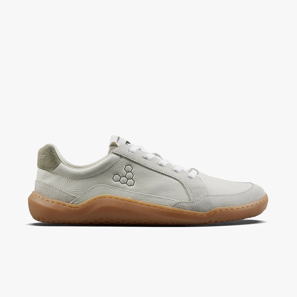 VIVOBAREFOOT GOBI II SNEAKER PREMIUM LEATHER WOMENS LIMESTONE DUSTY GREEN