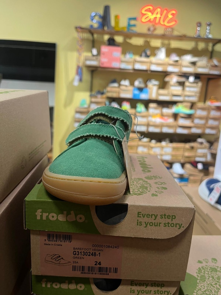 Froddo Lauflern/Kleinkinder Canvas Grün