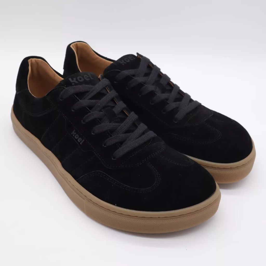 Koel Hugh Suede Leather Men Black