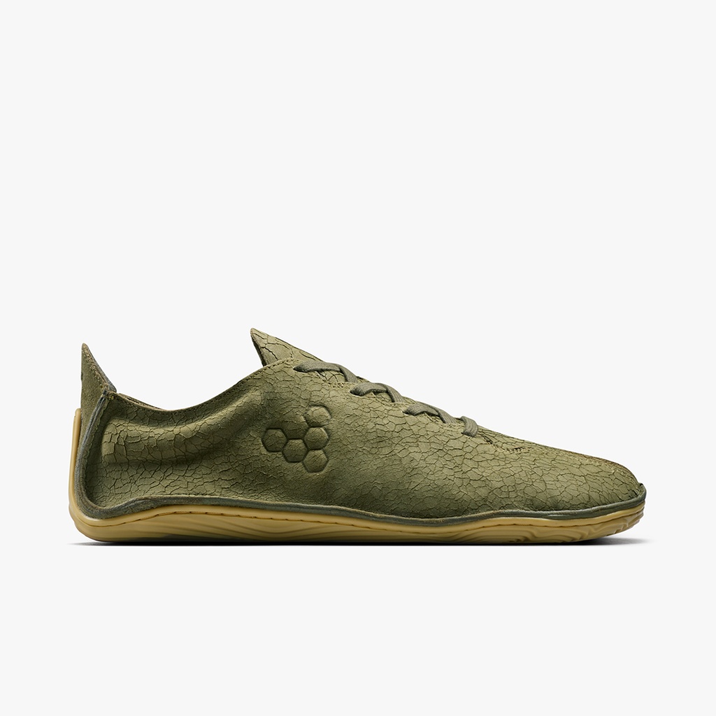 VIVOBAREFOOT SENSUS II MENS CRACKED LEATHER OLIVE