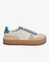 ALIAS AREND BIO SNEAKER LEATHER MEN Beige Rose Blue