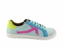 Allshe Sneaker Leder Textil Ladies Fuchsia