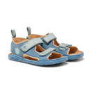 Affenzahn Sandale Leder Airy Hai Blau