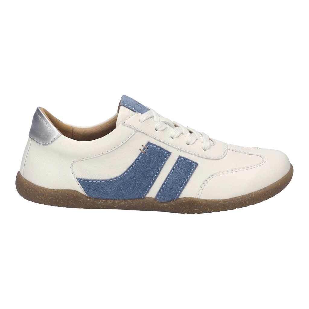 Josef Seibel Cassandra 11 Sneaker Leder Women White Slate Blue