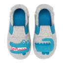 nanga Hausschuh Kids Funny Croco 2.0 Hellgrau