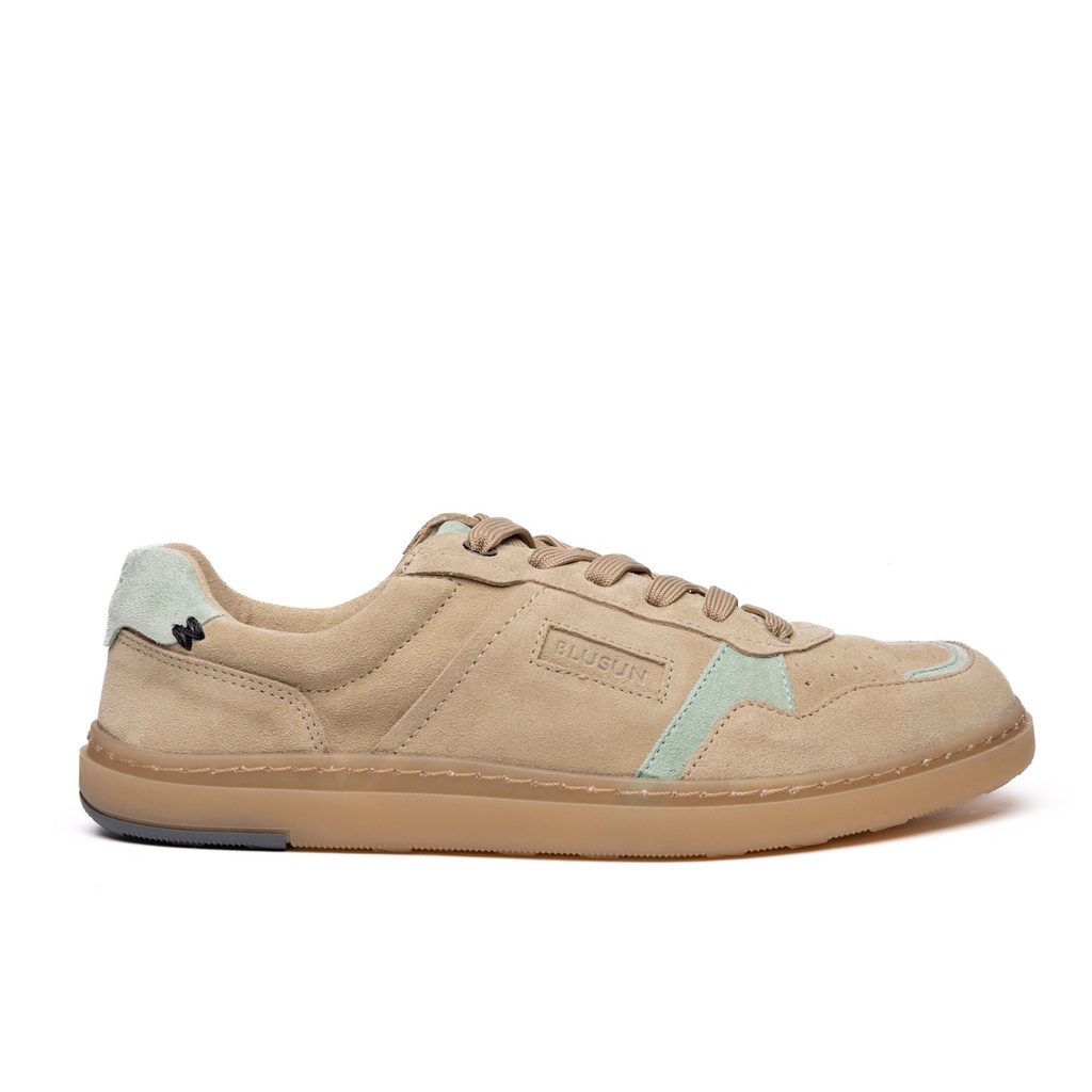Blusun BLSN-600+ Men Veloursleder Beige Green