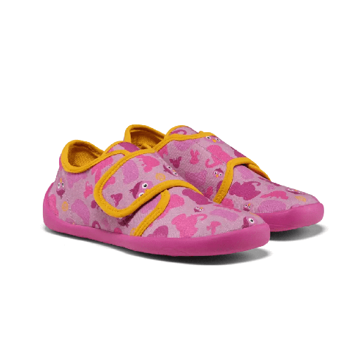Affenzahn Slipper Cotton Movy Vogel Beere