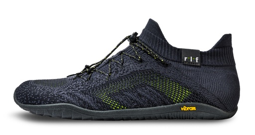 R-L-F Bullet Nahtlos, atmungsaktiv, hautfreundlich, vegan und allergenfrei.Unisex Dark Grey / Lime