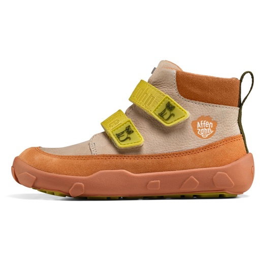 Affenzahn Lowboot Leather Friendy Toddler Katze Beige