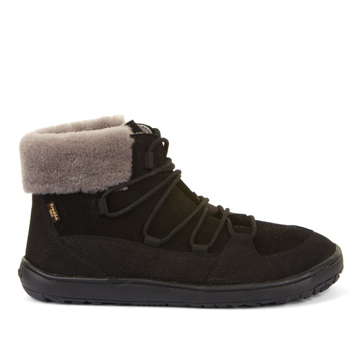 Froddo Women Stiefelette Up Furry Tex Black