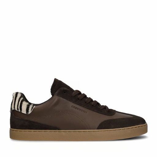 GROUNDIES Panama Women Espresso Zebra