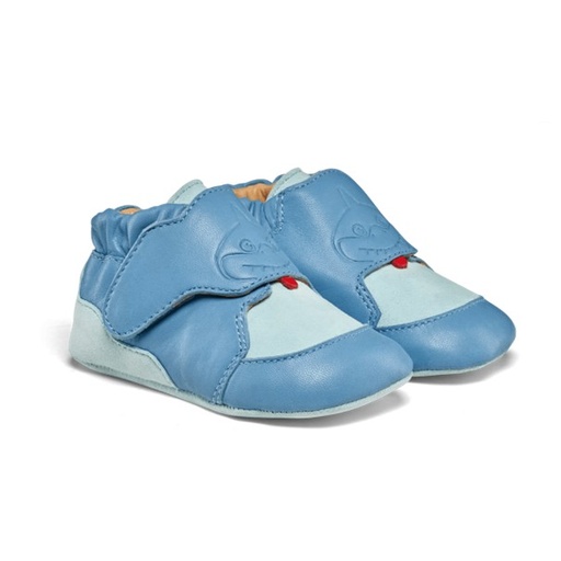 Affenzahn Krabbelschuh Leder Crawly Hai 