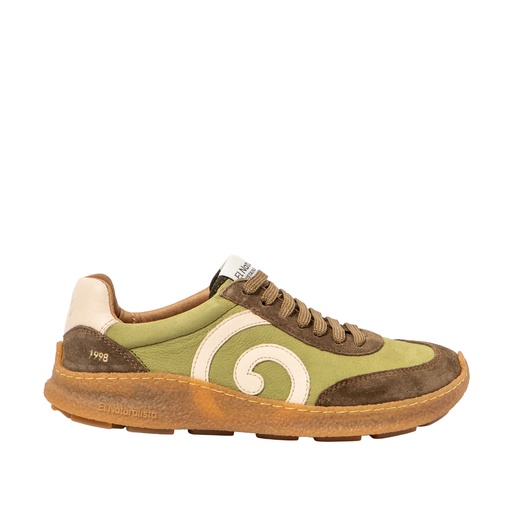 EL NATURALISTA Oroel Sneaker Multi Leather Men Olive